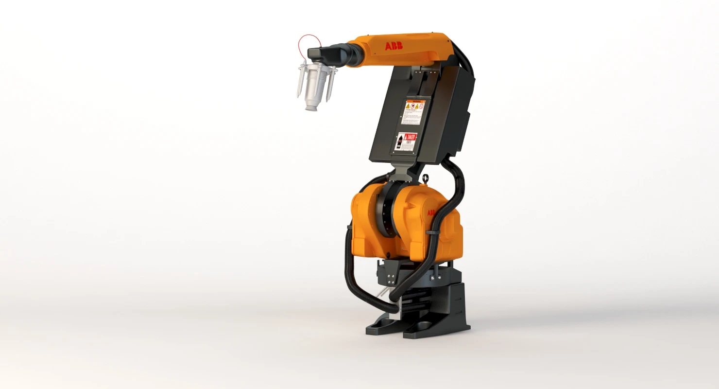 ABB Robotics Irb 5400 6-Axis 7-Axis Painting Articulated Robot 3D Model_07