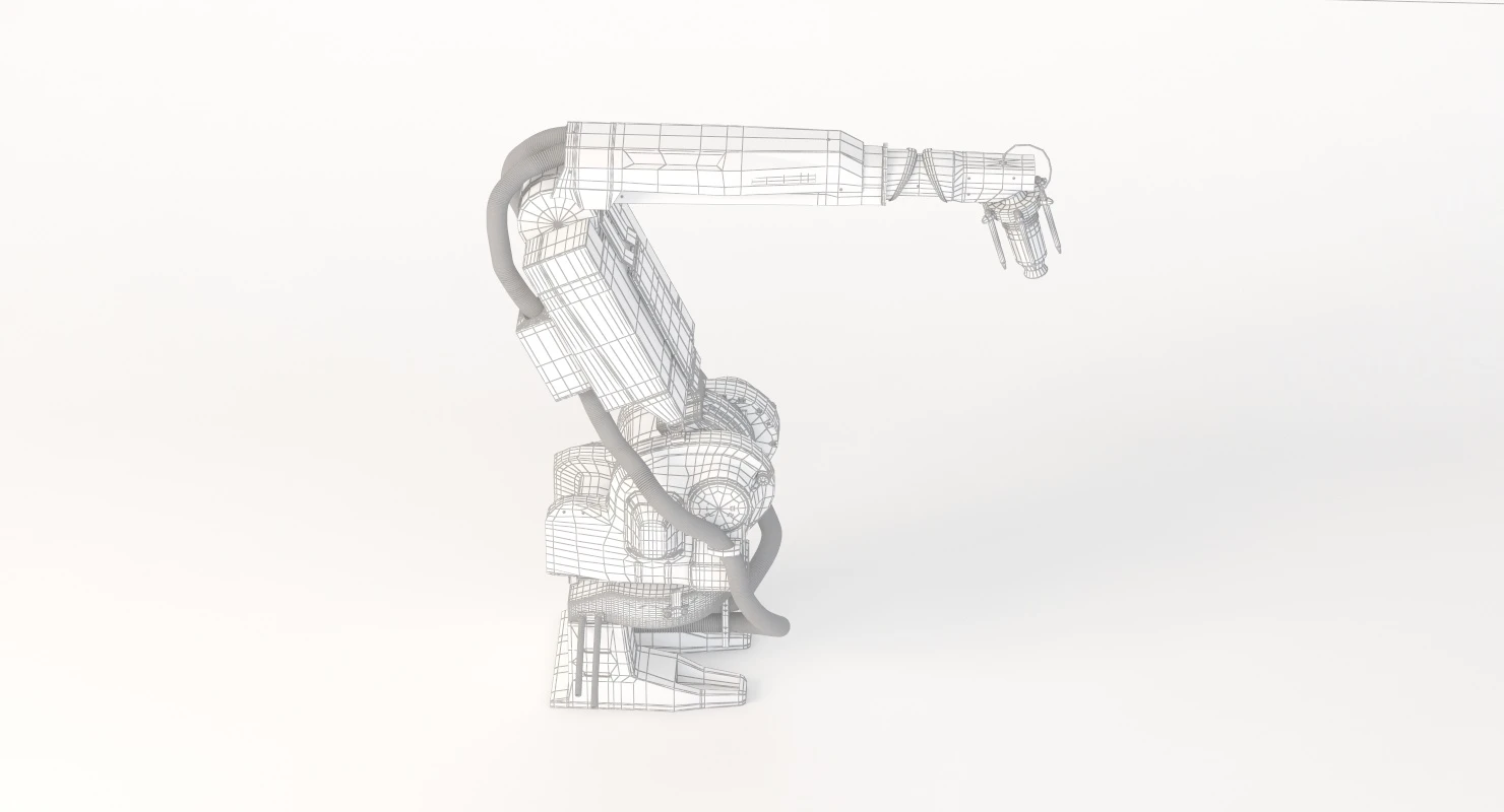 ABB Robotics Irb 5400 6-Axis 7-Axis Painting Articulated Robot 3D Model_011
