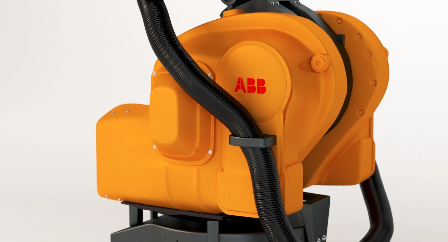 ABB Robotics Irb 5400 6-Axis 7-Axis Painting Articulated Robot 3D Model_010