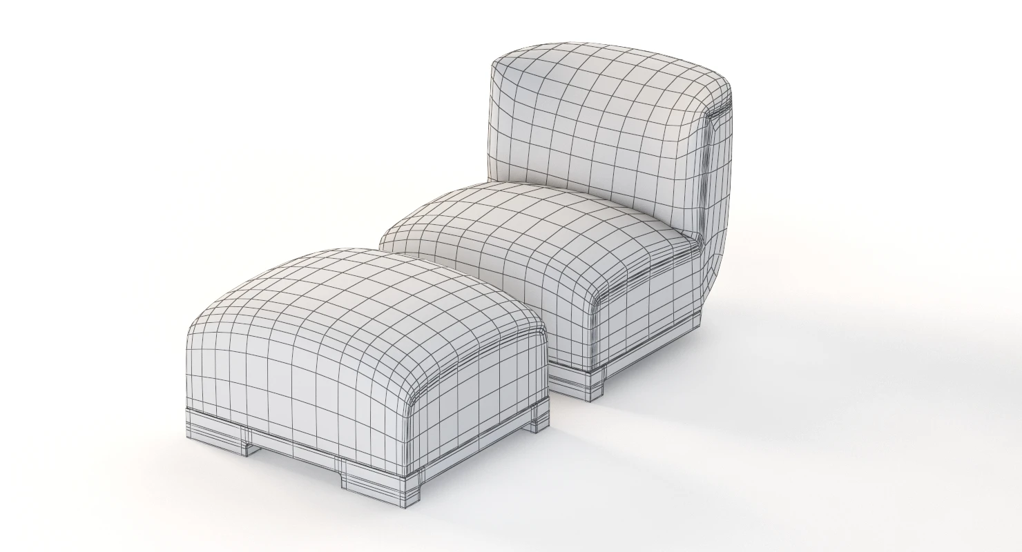Achille Salvagni Vittoria Chair 3D Model_012
