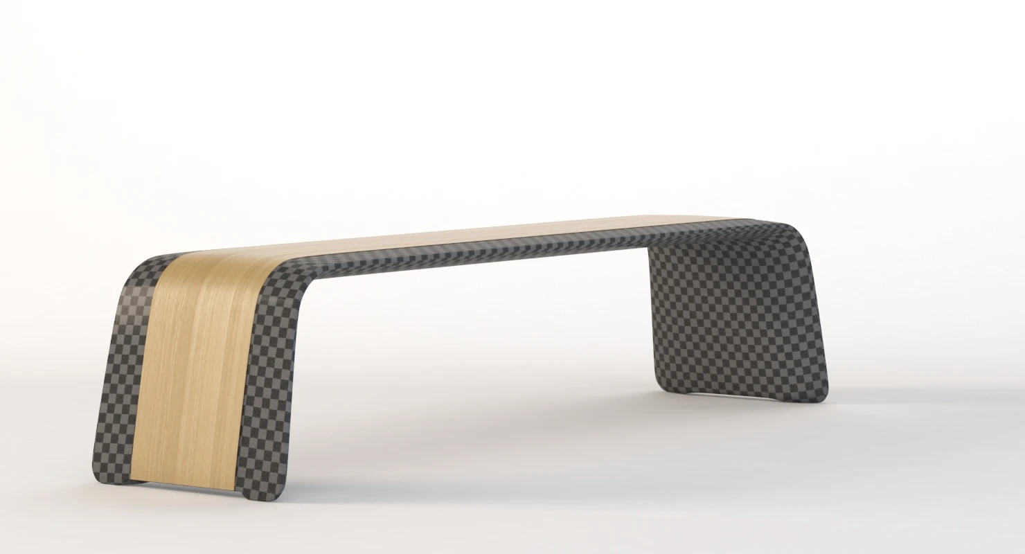 Aero Bench 3D Model_06