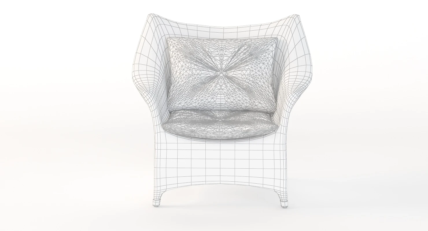Amari Vita Outdoor Rattan Lounge Chair By Janice Feldman 3D Model_010