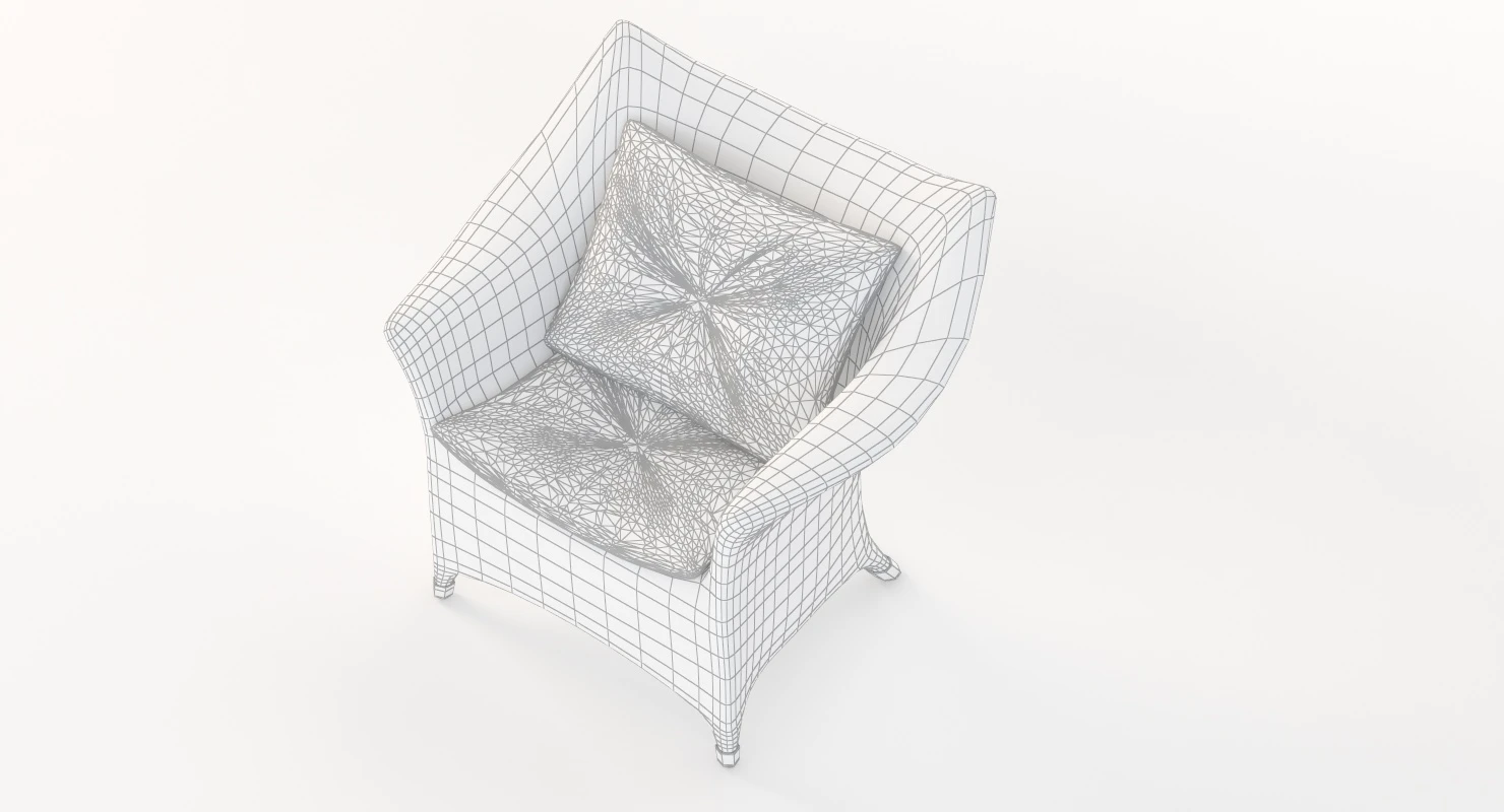 Amari Vita Outdoor Rattan Lounge Chair By Janice Feldman 3D Model_012