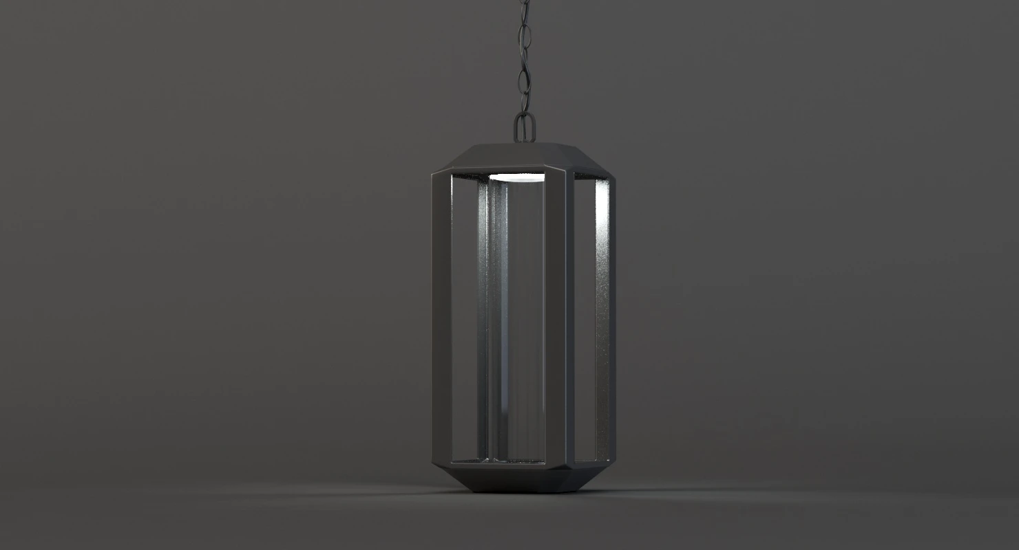 Artcraft Wexford Leaf Led Outdoor Hanging Light 3D Model_06