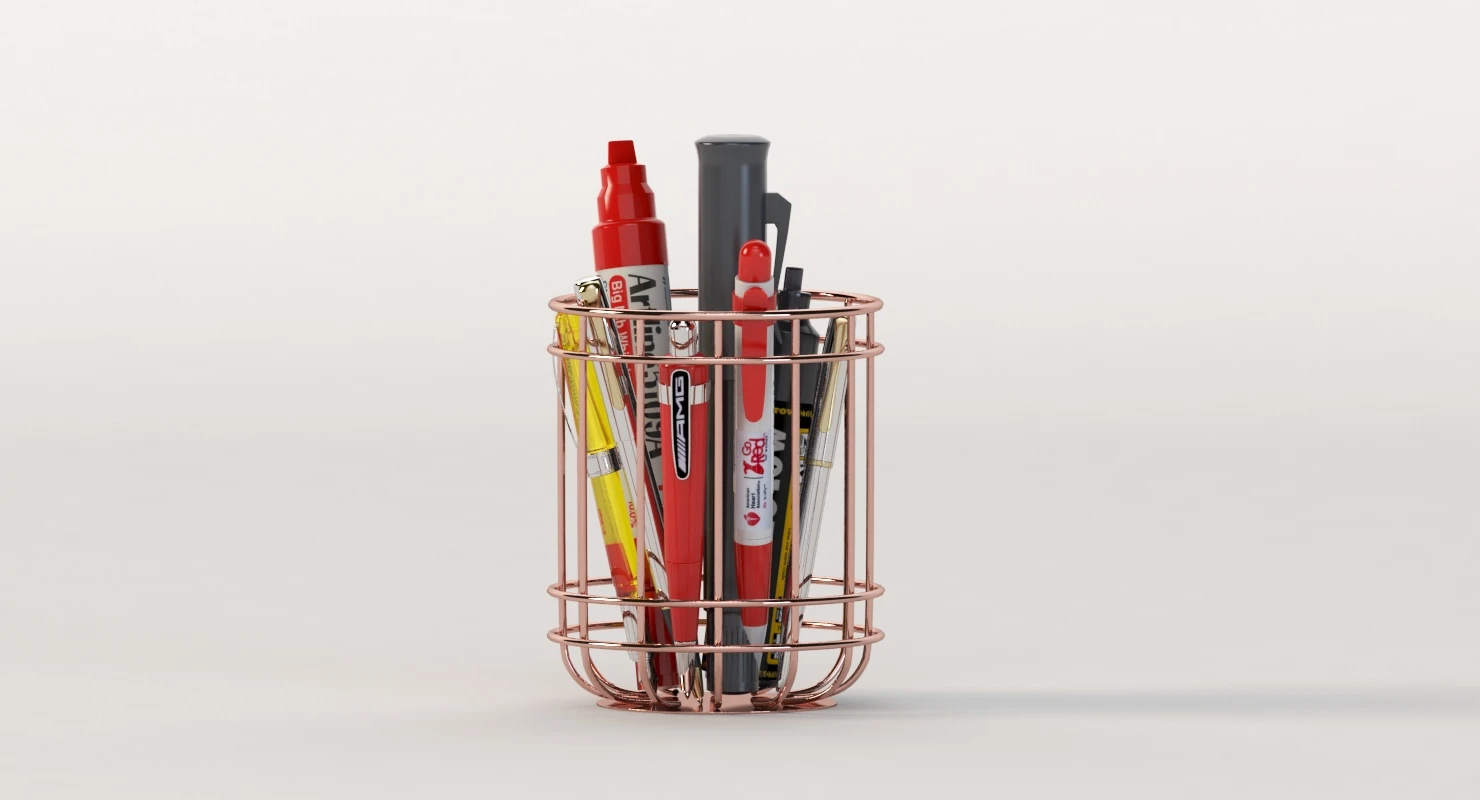 Artline 5109a Markers and Pen 3D Model_09