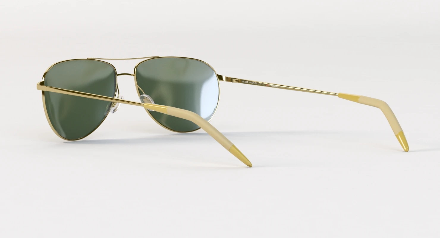 Benedict G 15 Polar Glass by Oliver Peoples 3D Model_07