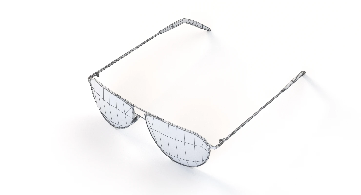 Benedict G 15 Polar Glass by Oliver Peoples 3D Model_011