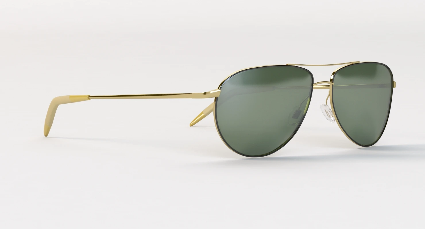 Benedict G 15 Polar Glass by Oliver Peoples 3D Model_04