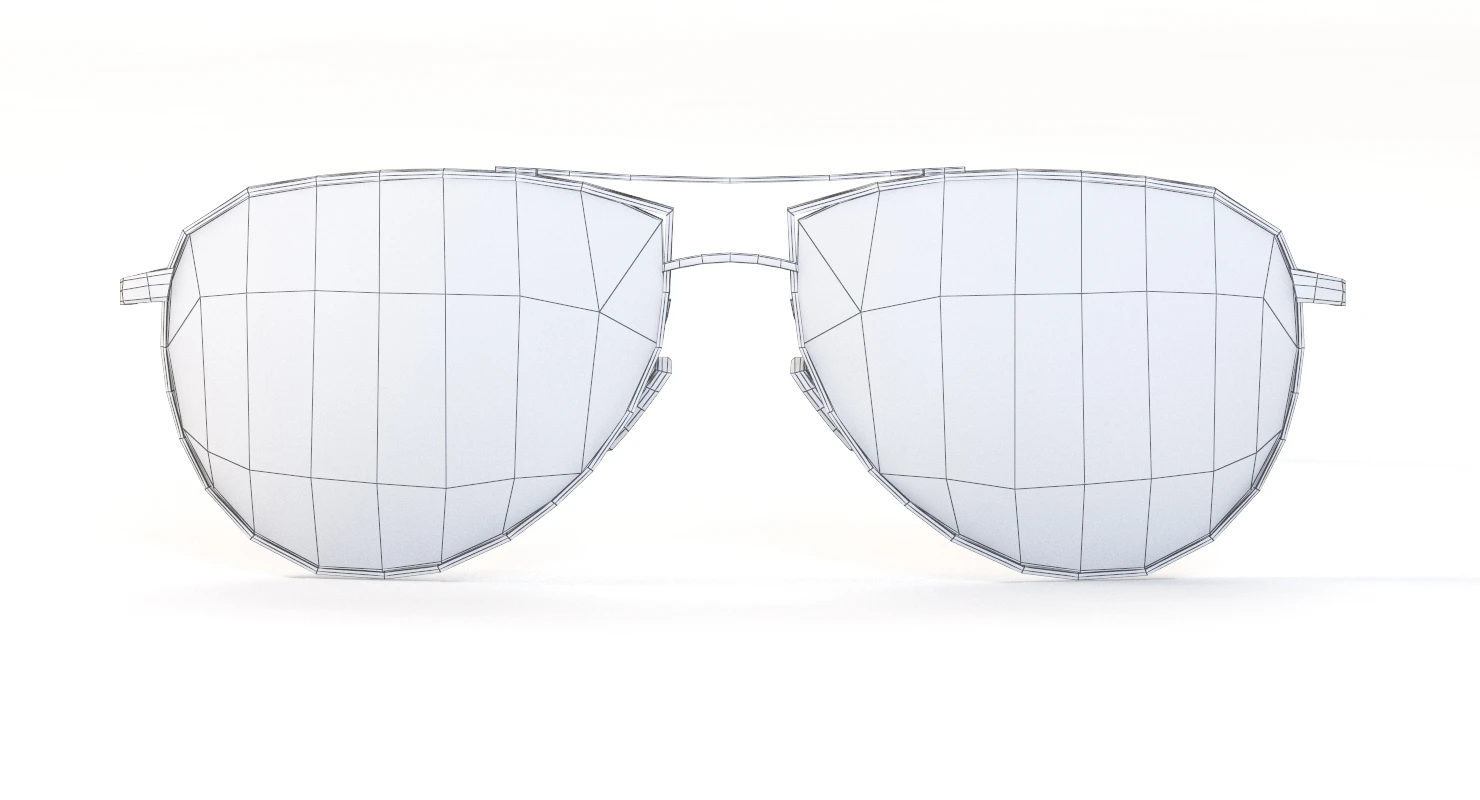 Benedict G 15 Polar Glass by Oliver Peoples 3D Model_010