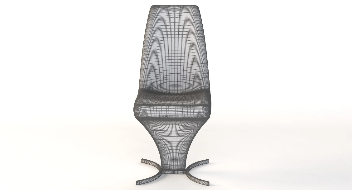 Betty Cattelan Italia Dining Chair By Yasuhiro Shito 3D Model_011