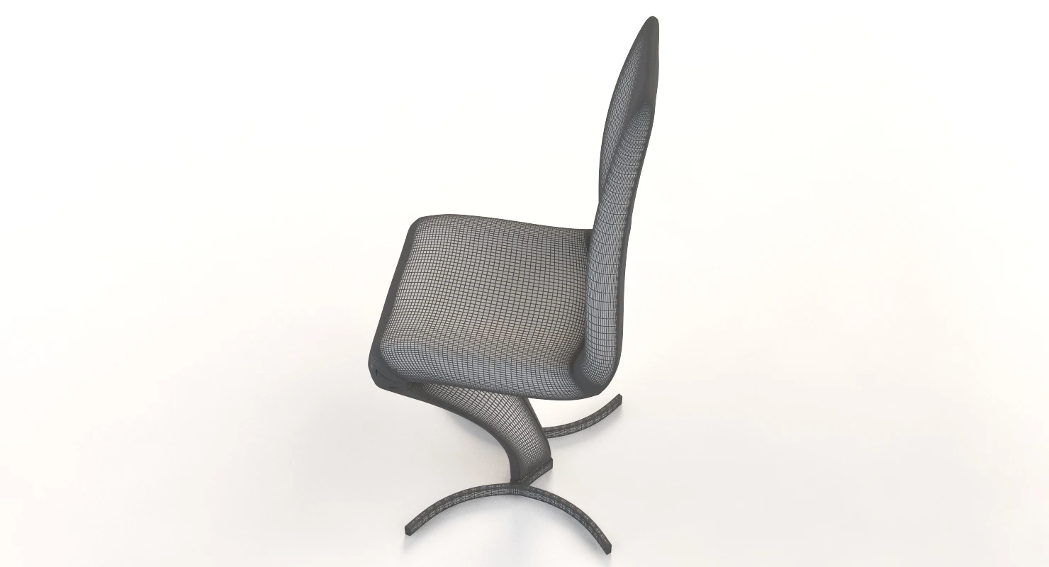 Betty Cattelan Italia Dining Chair By Yasuhiro Shito 3D Model_012