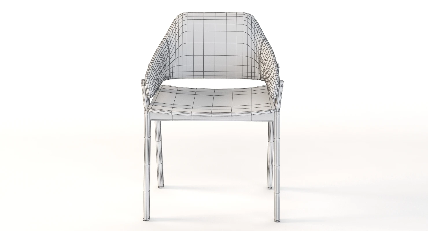 Blu Dot Clutch Dining Chair 3D Model_011