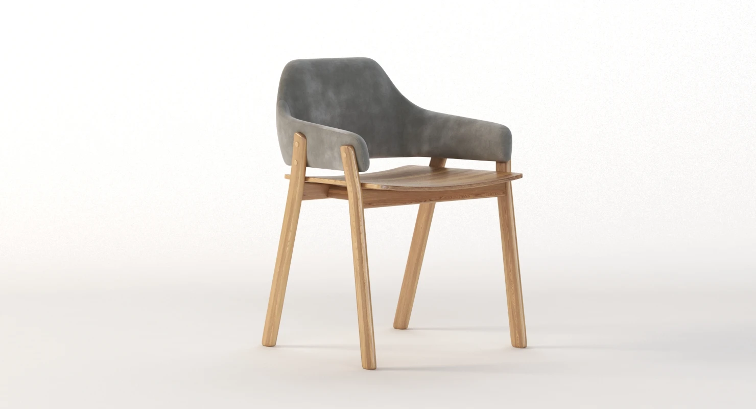 Blu Dot Clutch Dining Chair 3D Model_05