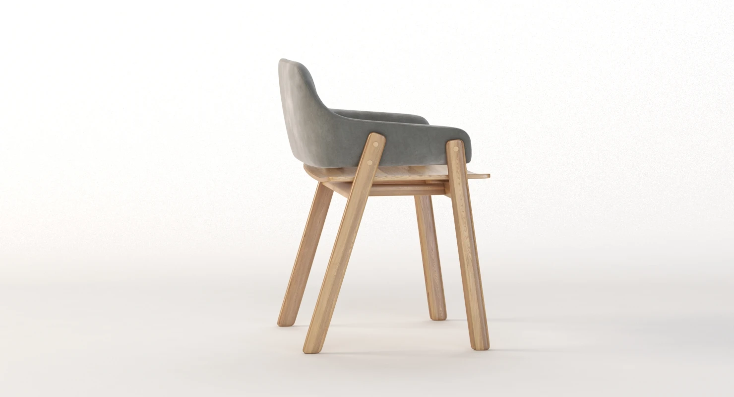 Blu Dot Clutch Dining Chair 3D Model_06