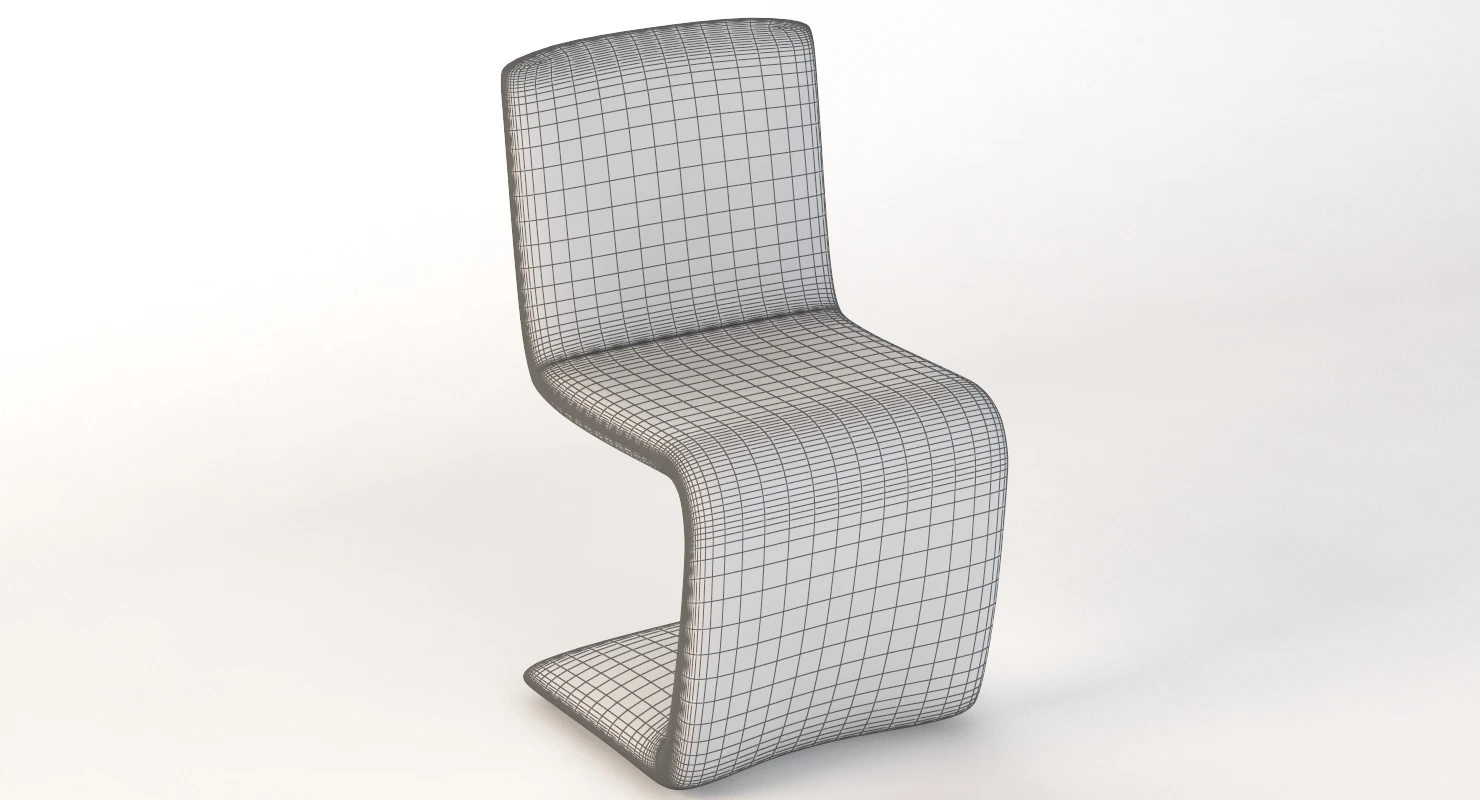 Bonaldo Venere Dining Chair 3D Model_016