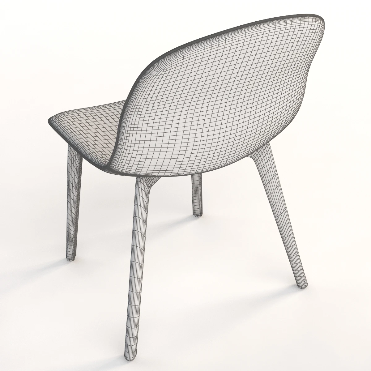 Bontempi Seventy Modern Italian Dining Chair 3D Model_012