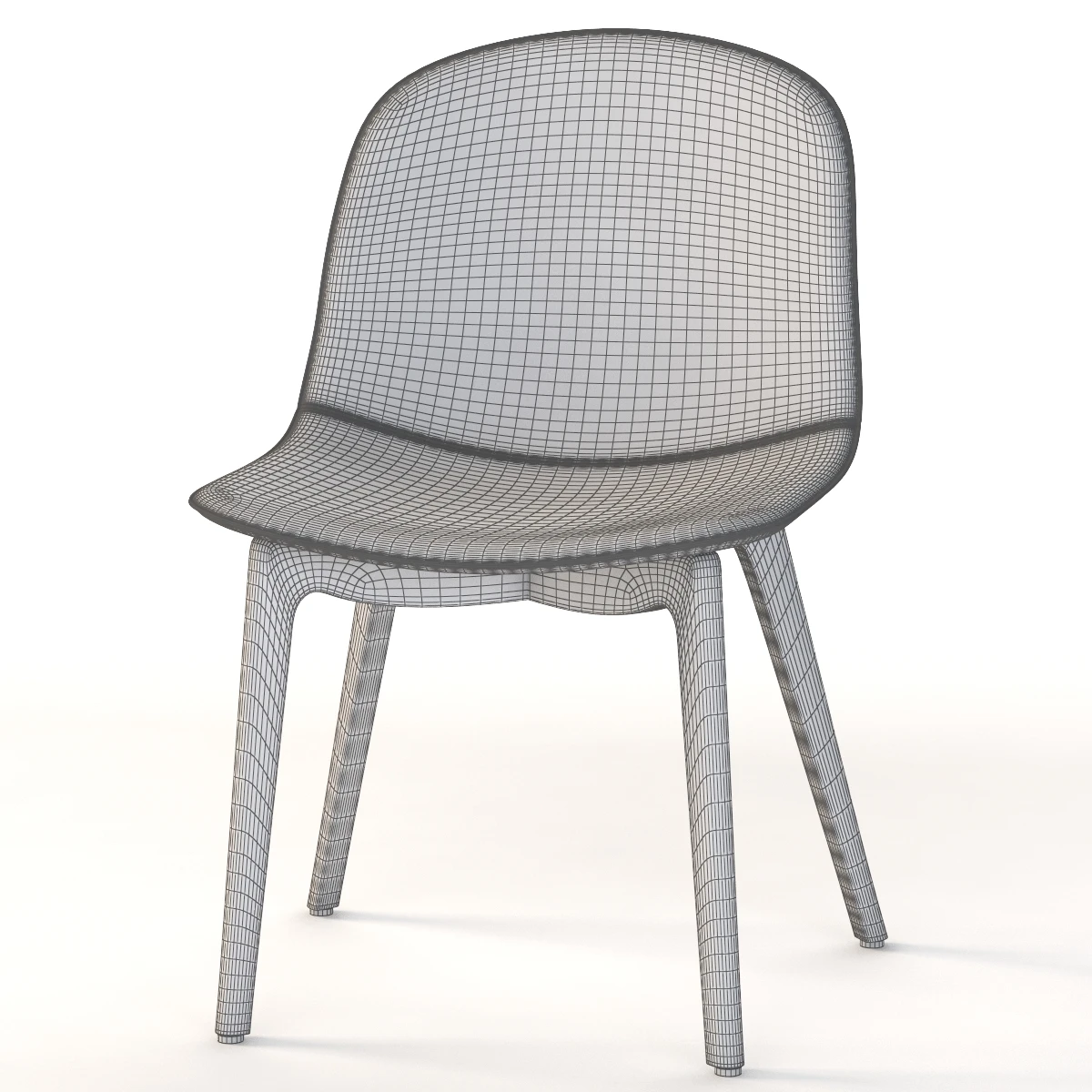 Bontempi Seventy Modern Italian Dining Chair 3D Model_010