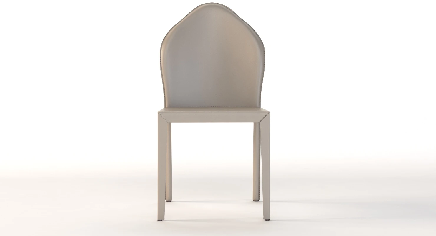 Cattelan Italia Angel Leather Dining Chair By Paolo Cattelan 3D Model_08
