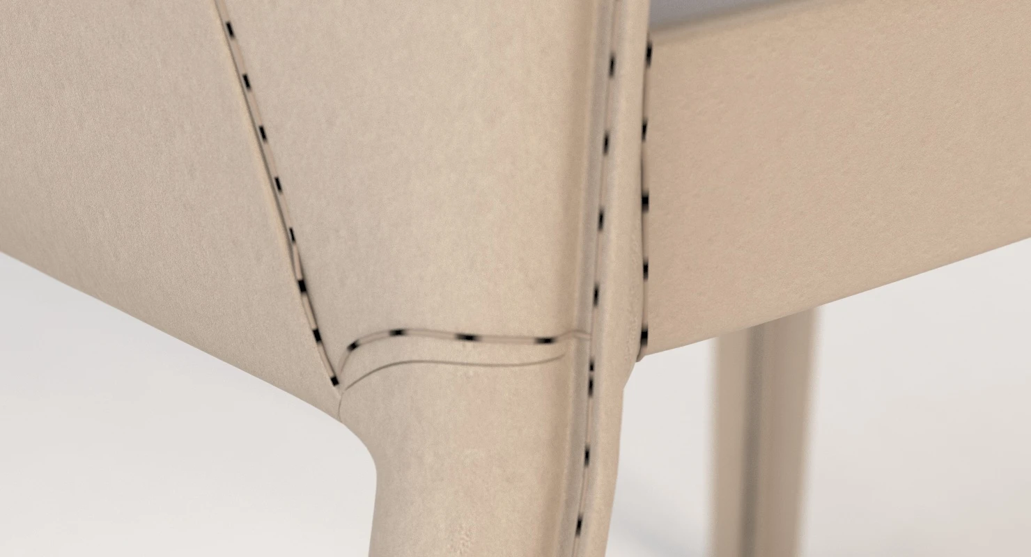 Cattelan Italia Angel Leather Dining Chair By Paolo Cattelan 3D Model_010