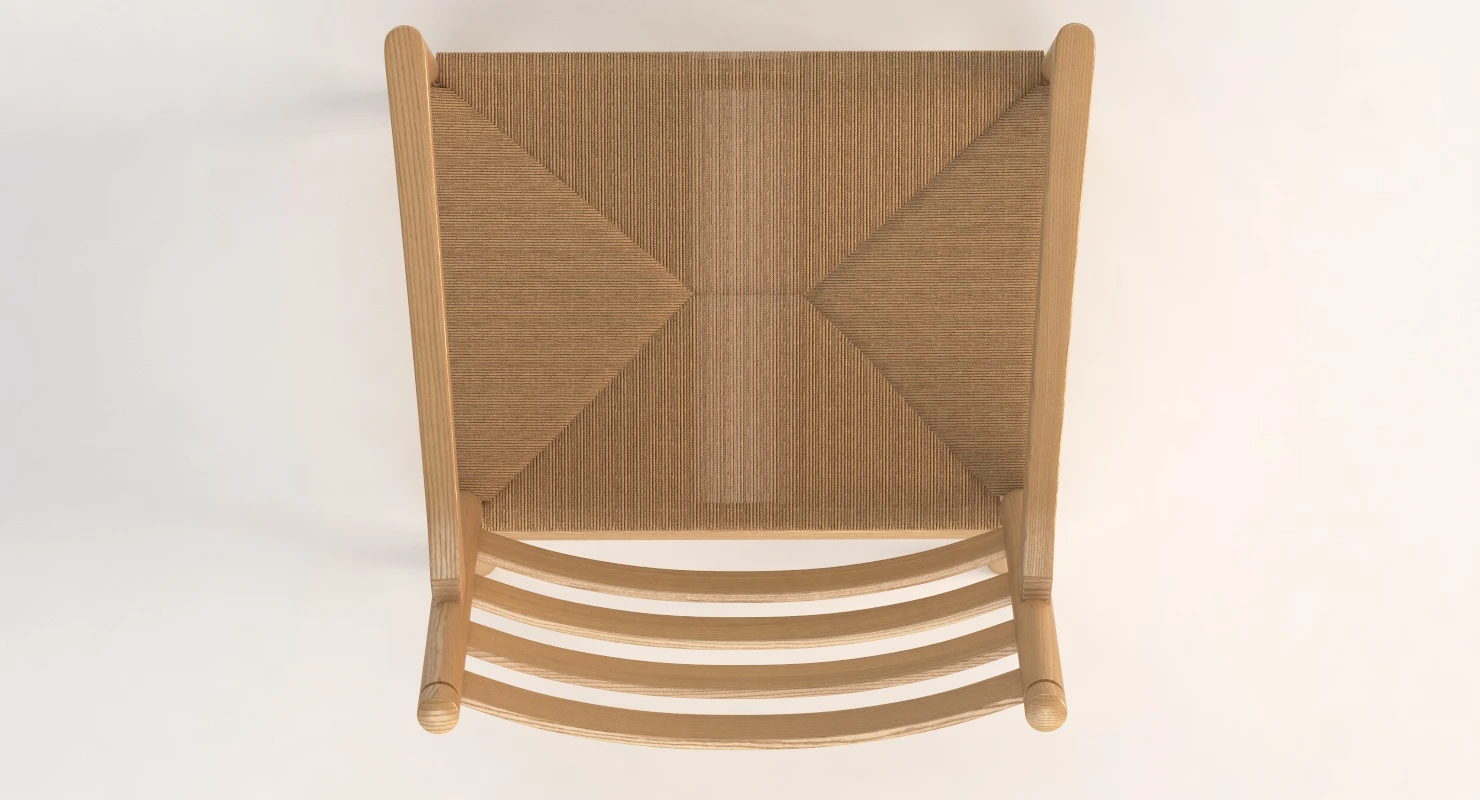 Ch44 Carl Hansen And Son Armchair 3D Model_05