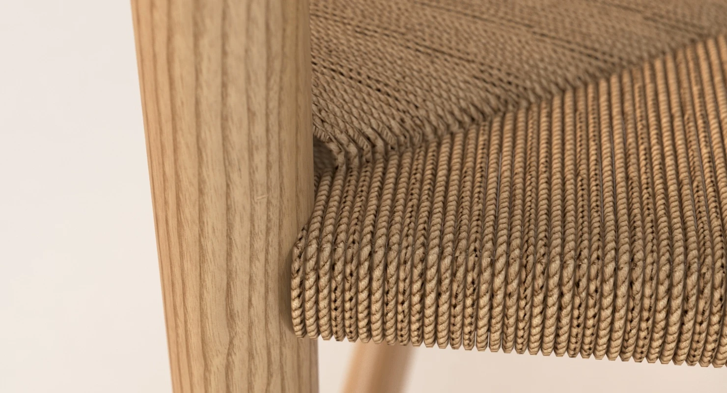 Ch44 Carl Hansen And Son Armchair 3D Model_09