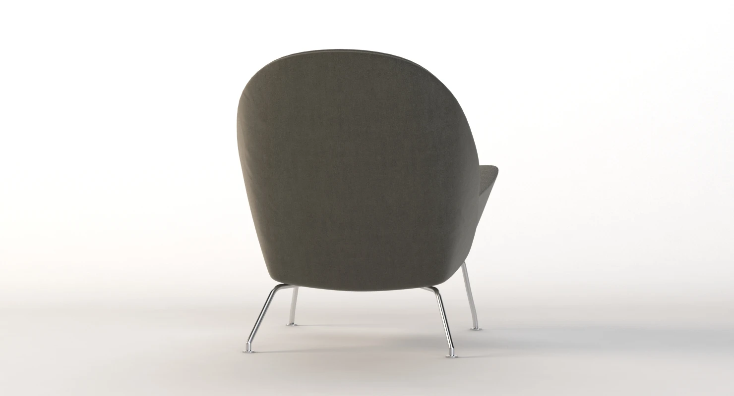 Ch468 Oculus Armchair Carl Hansen And Son By Hans J. Wegner 3D Model_05