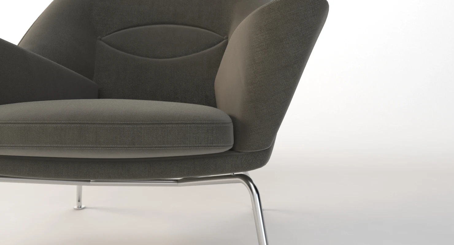 Ch468 Oculus Armchair Carl Hansen And Son By Hans J. Wegner 3D Model_09