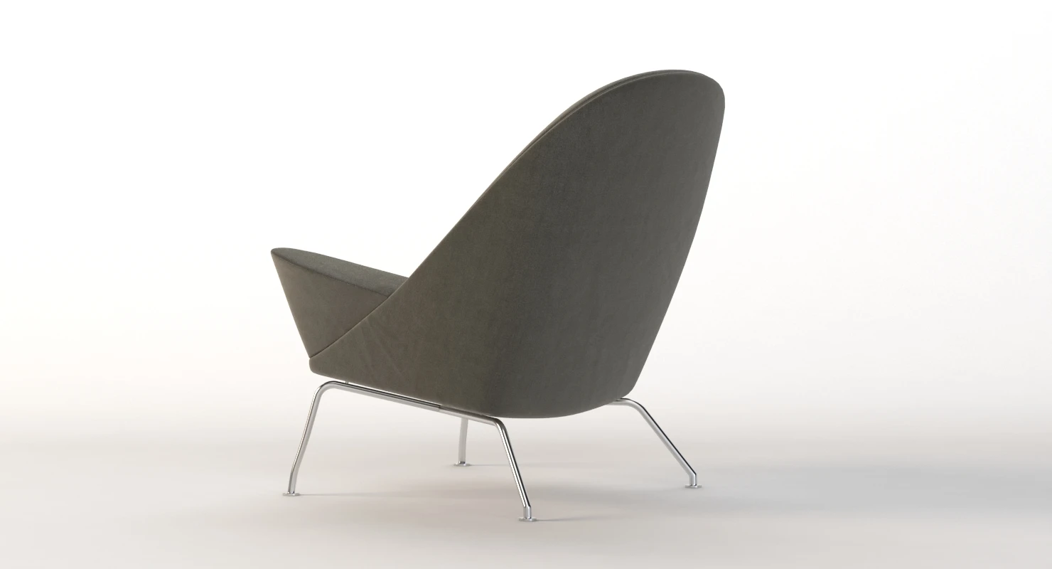 Ch468 Oculus Armchair Carl Hansen And Son By Hans J. Wegner 3D Model_06
