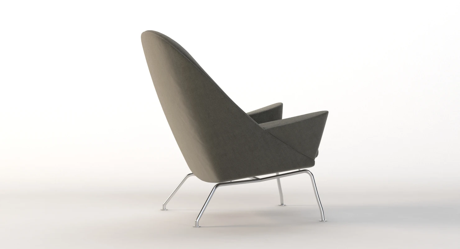 Ch468 Oculus Armchair Carl Hansen And Son By Hans J. Wegner 3D Model_04