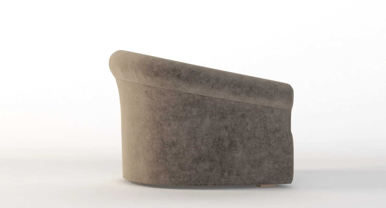 Clare Swivel Lounge Chair By Douglas Levine 3D Model_06