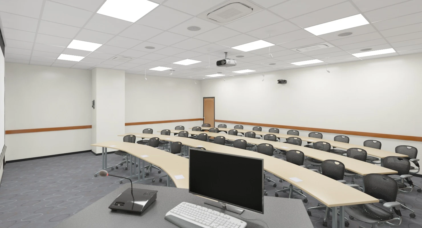 Classroom Architecture 006 V3 3D Model_01