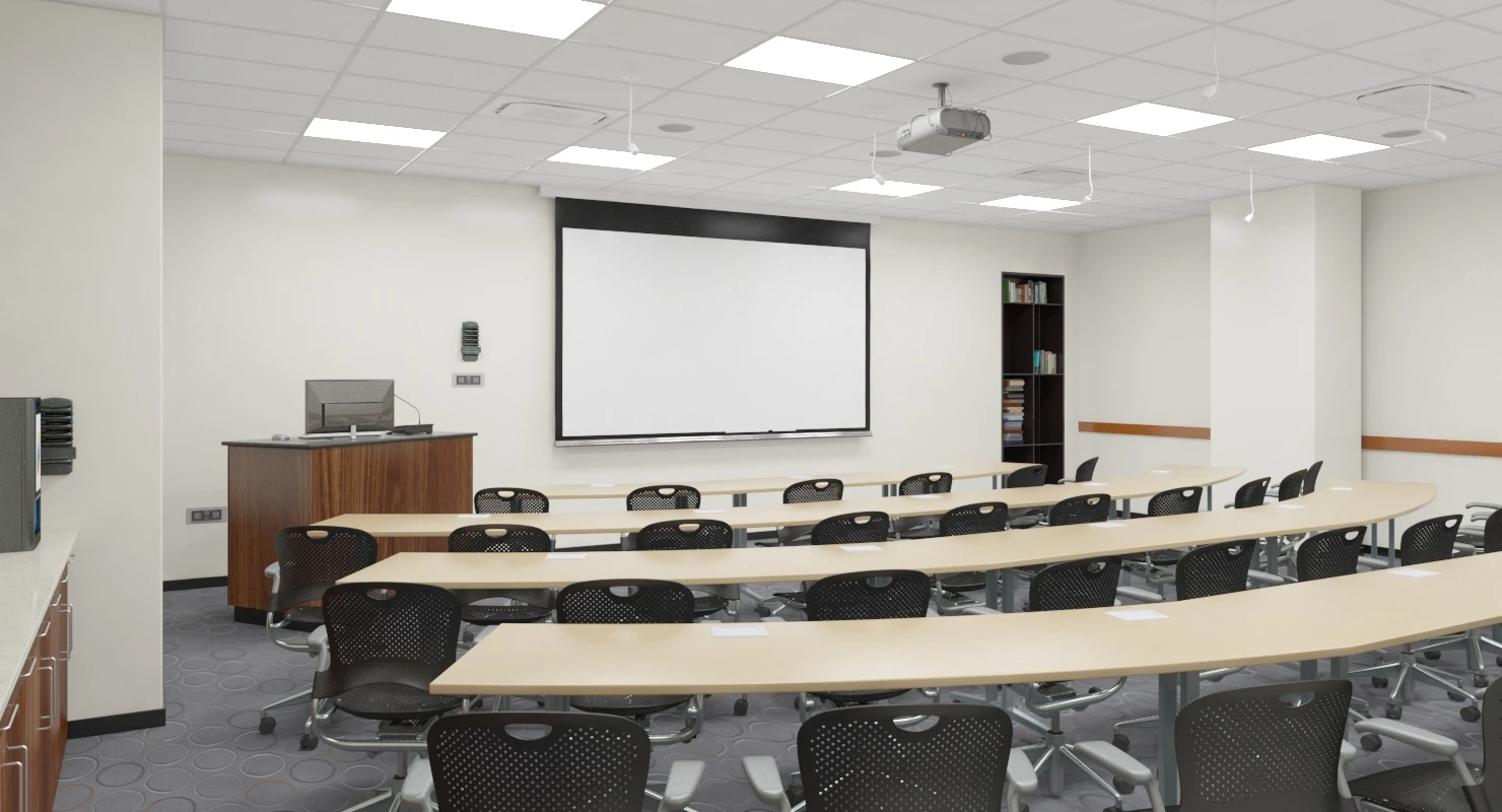 Classroom Architecture 006 V4 3D Model_04