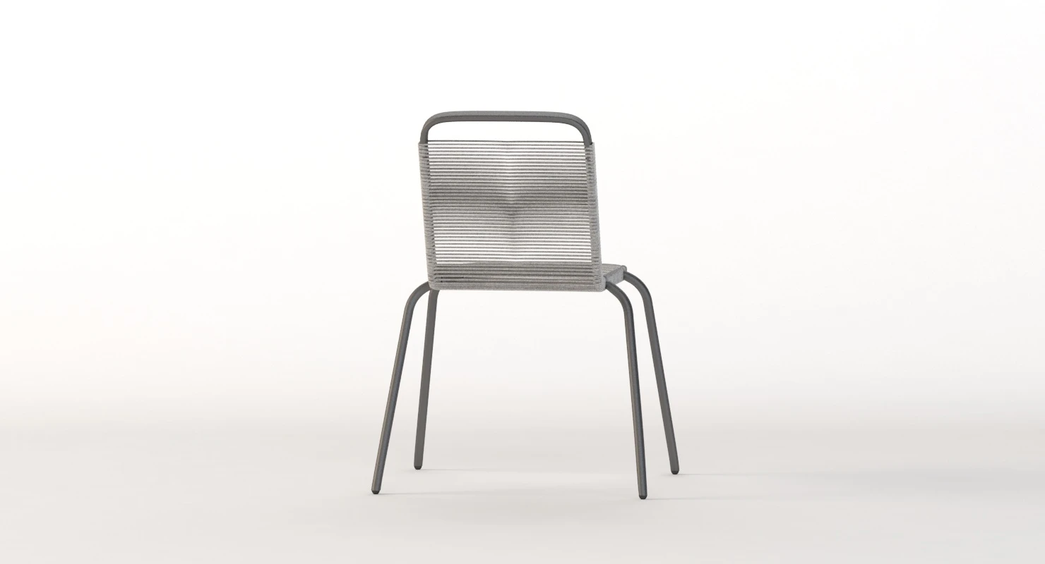 Cole Italia Badmington Rope Chair by Bellavista And Piccini 3D Model_05