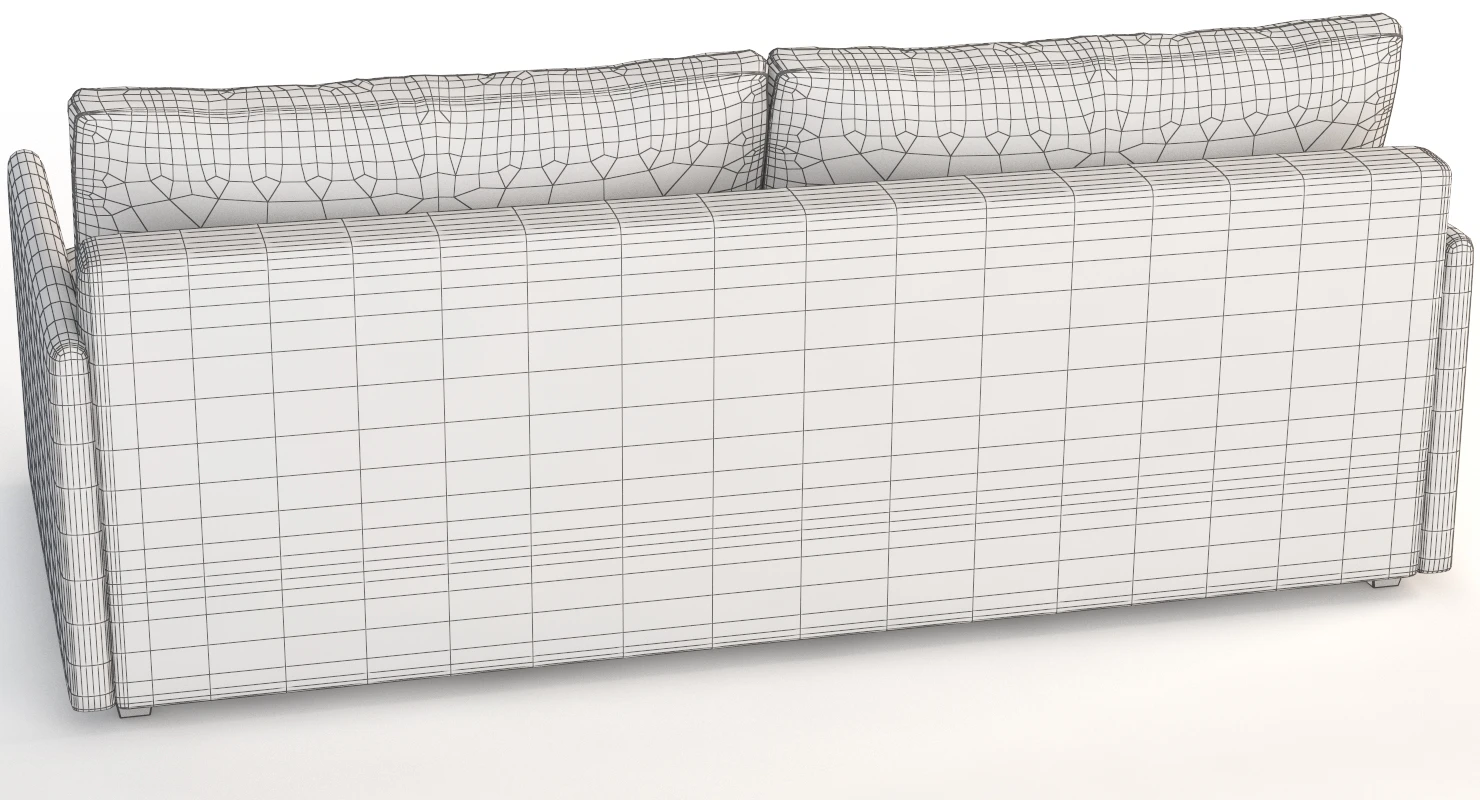 Crate and Barrel Drake Two Seater Sofa 3D Model_011