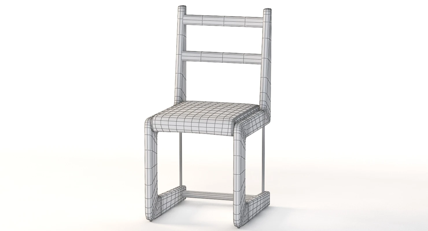 Cruz stylish Dining Chair 3D Model_011