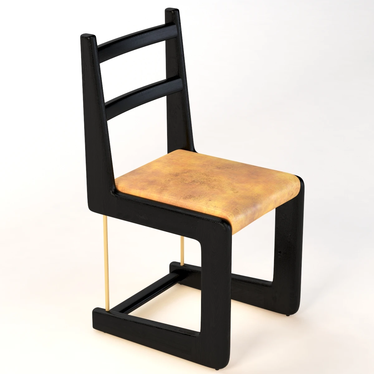 Cruz stylish Dining Chair 3D Model_01