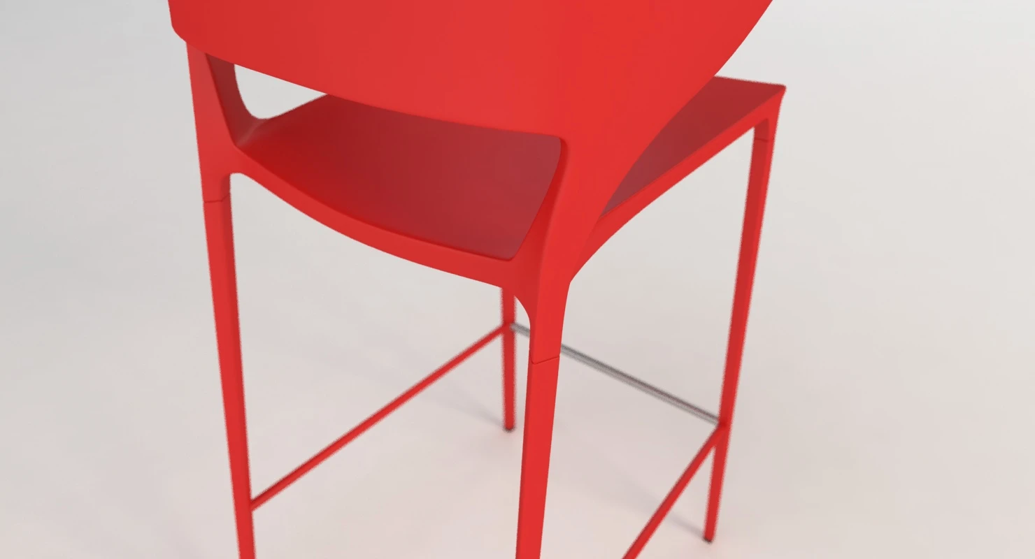 Desalto Koki High Medium stool H64 3D Model_09