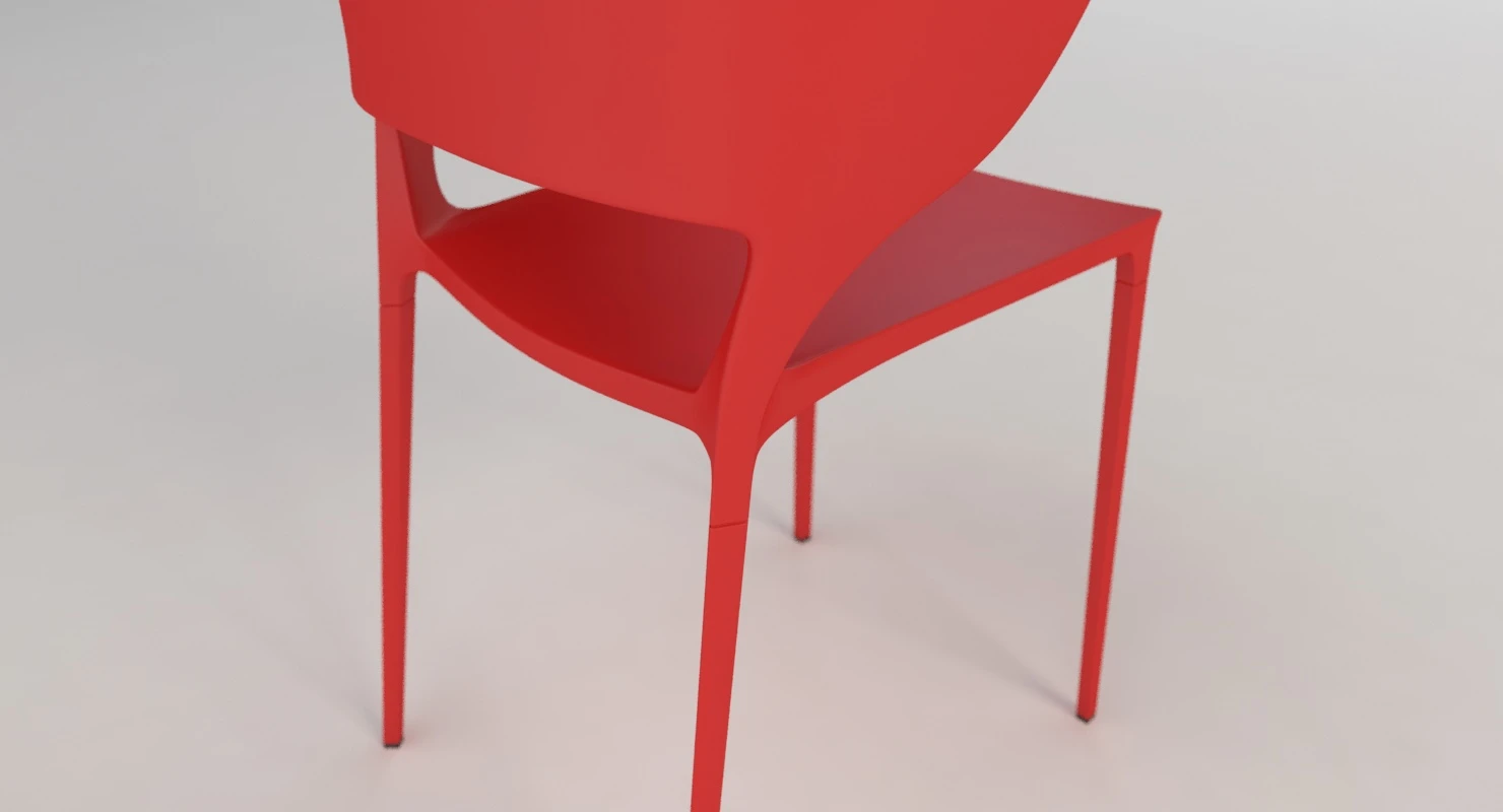 Desalto Koki Stacking Chair 3D Model_09