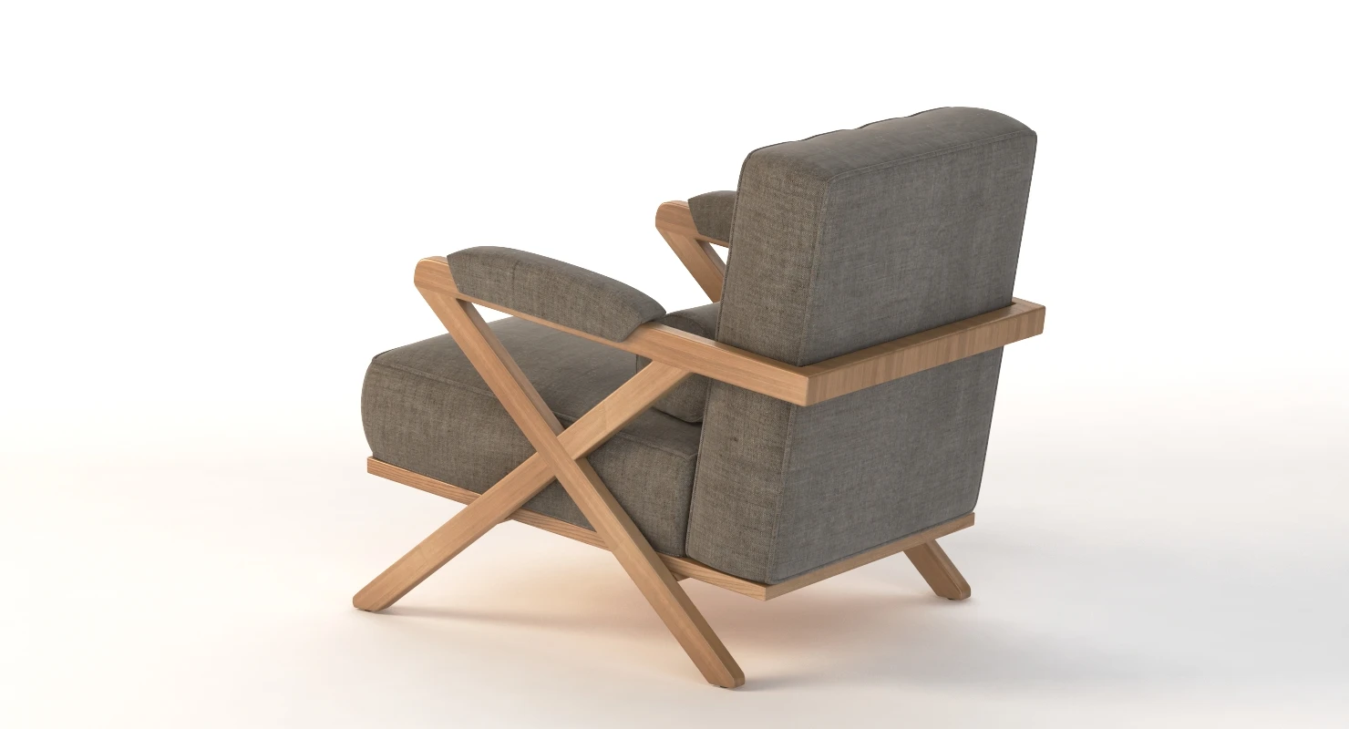 Dillon ArmChair 3D Model_05