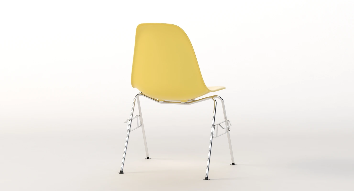 Herman Miller Eames Stacking Side Chair 3D Model_05