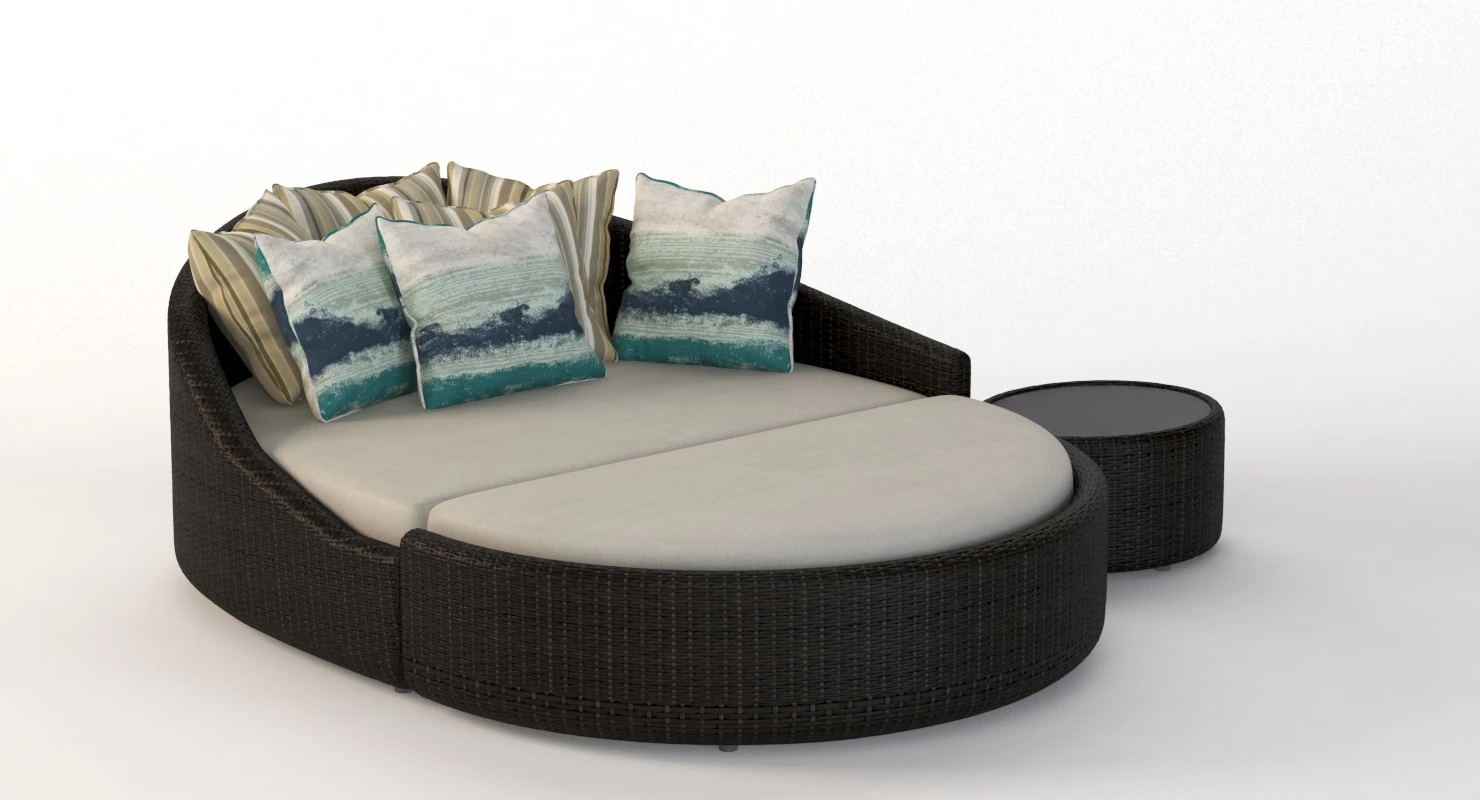 Eclipse Relaxer Outdoor Sofa 3D Model_05
