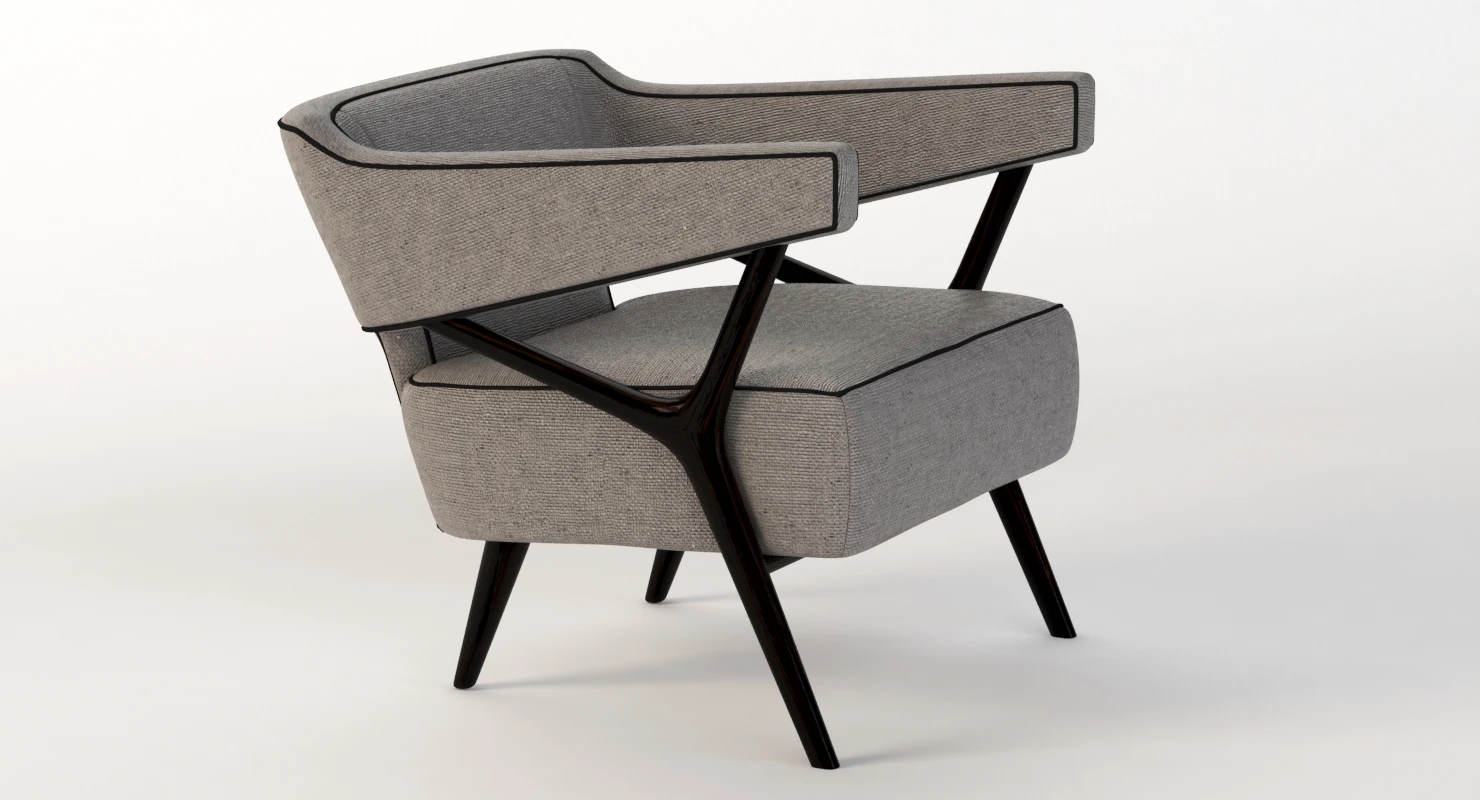 EcoFirstArt Will Club Chair 3D Model_04