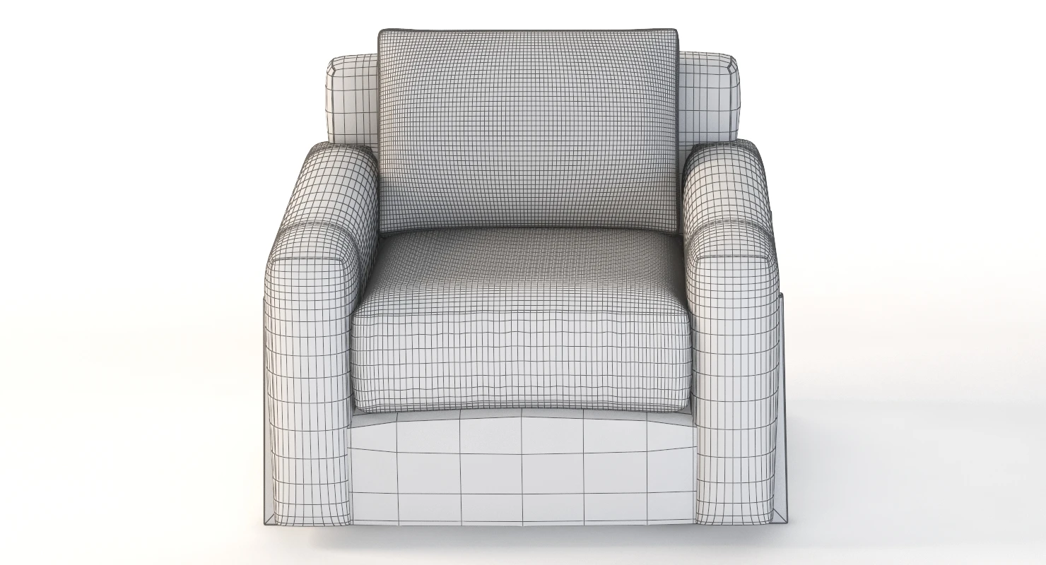Egan Lounge Chair 3D Model_011
