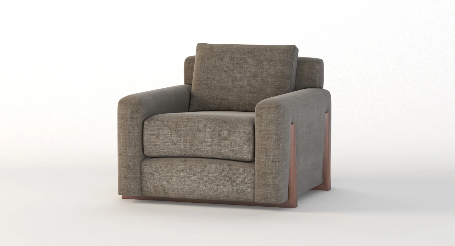 Egan Lounge Chair 3D Model_010