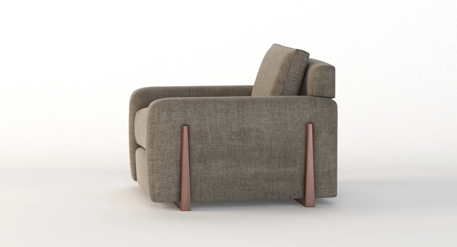 Egan Lounge Chair 3D Model_09