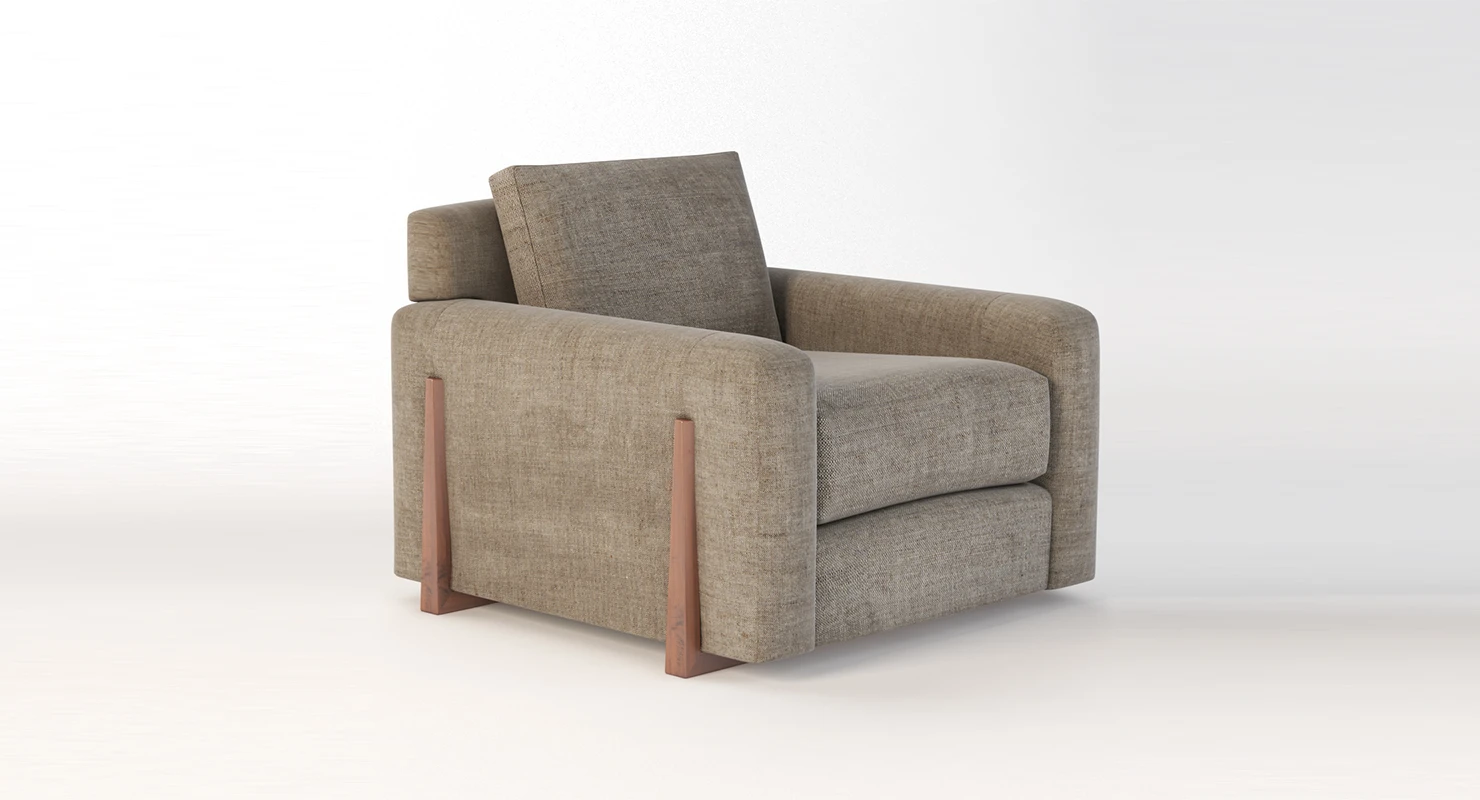 Egan Lounge Chair 3D Model_03