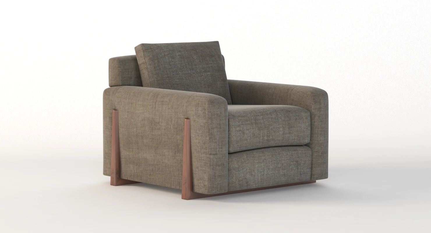 Egan Lounge Chair 3D Model_05
