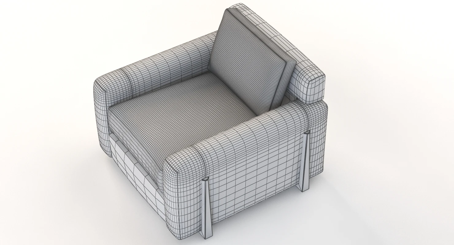 Egan Lounge Chair 3D Model_012