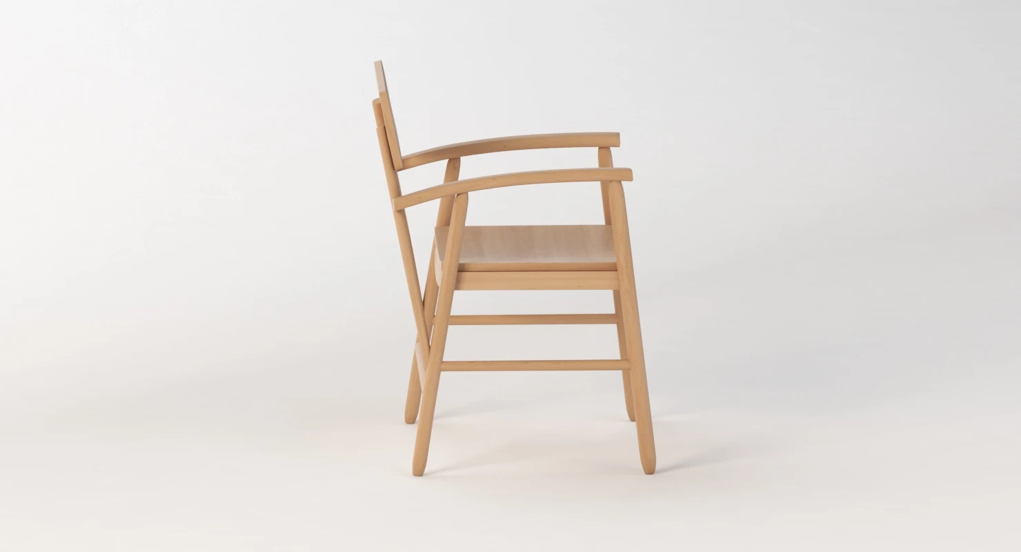 Ethnicraft Oak Bjorsing Armchair 3D Model_03