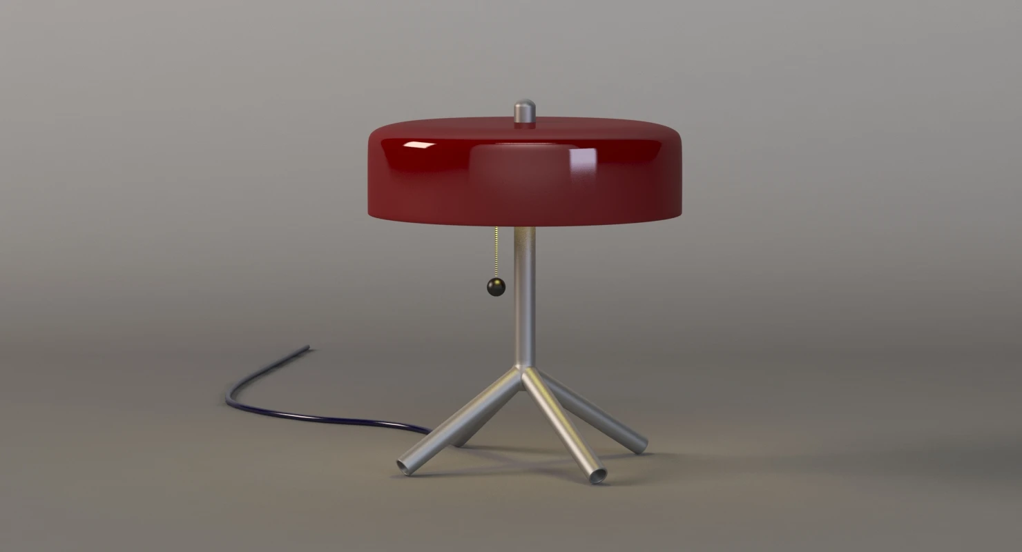 Fka Bell Table Lamp 3D Model_09